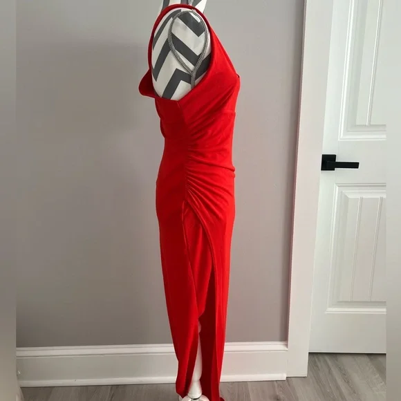 One shoulder maxi dress with split  Brand New! - Picture 2 of 6